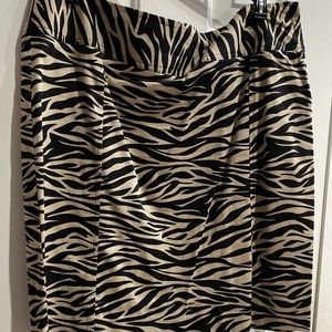 Black Zebra skirt